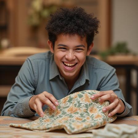 Studentessa al lavoro