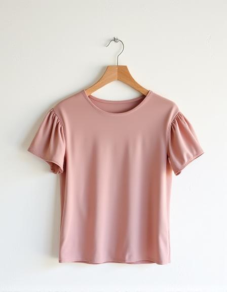 Top in seta tinto con Rubia Tinctorum